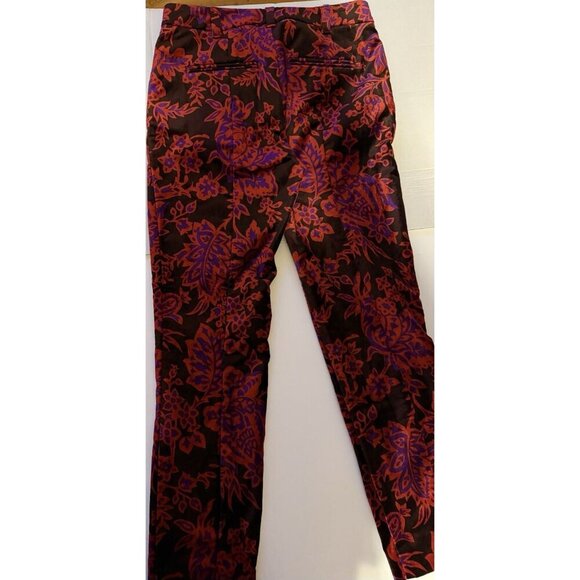 The Essential Slim By Anthropologie Pants‎ Women's Sz 0 Fairygoth Velvet - Picture 2 of 3